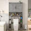 Armoire de rangement au-dessus de la toilette-114397470