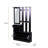 Three In One Combination Model Gate Cabinet With Shoe Cabinet+Hang Shelf+ Mirror-1201215562
