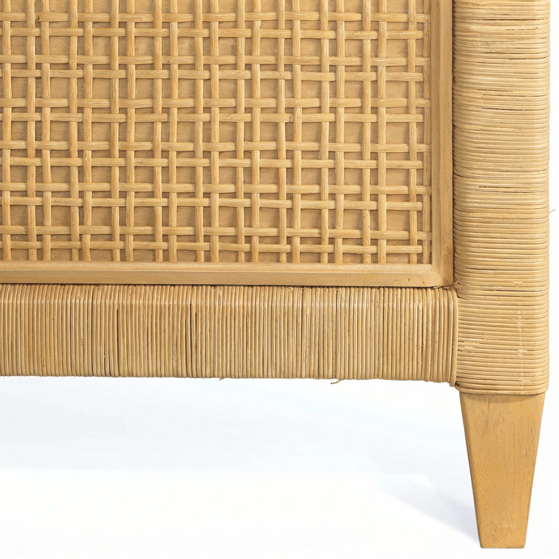 Naples Low Profile Standard Bed, King, Sea Glass