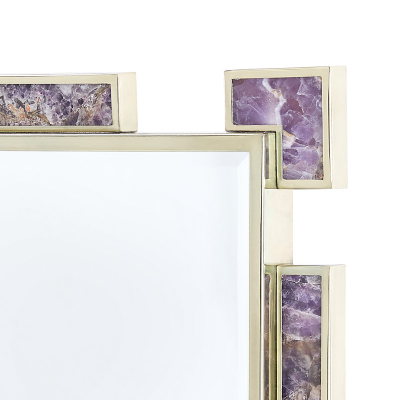 Thalia Flat Wall Mirror, 25.5" H x 25.5" W x 1" D