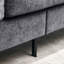 Canapé modulaire en L à 3 places en chenille de conception moderne avec méridienne de rangement pour appartement, studio, bureau, salon, forme de L-993056795