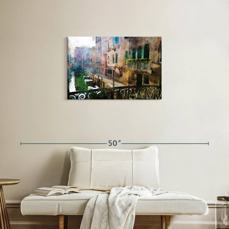 Canal de Venise, H 20 po x l 30 po