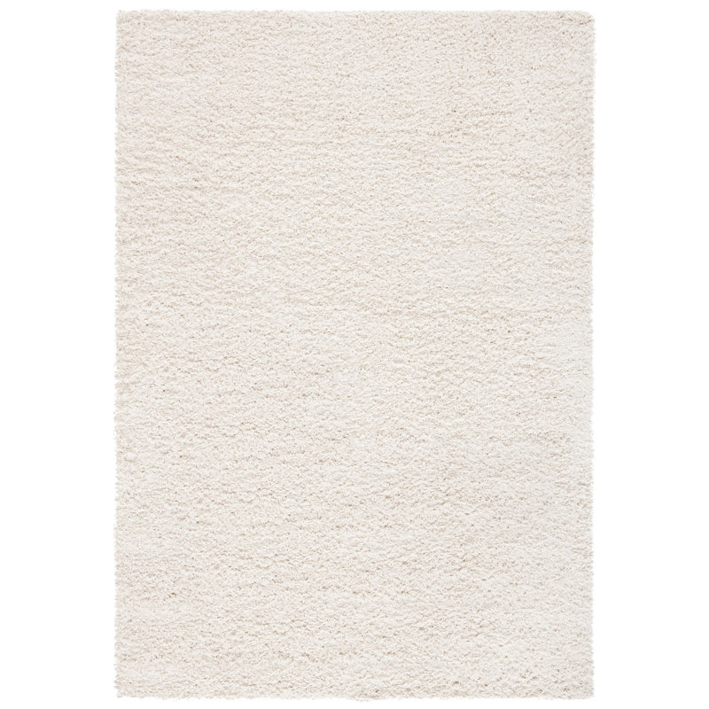Aucoin White Area Rug, Rectangle 10' x 14'