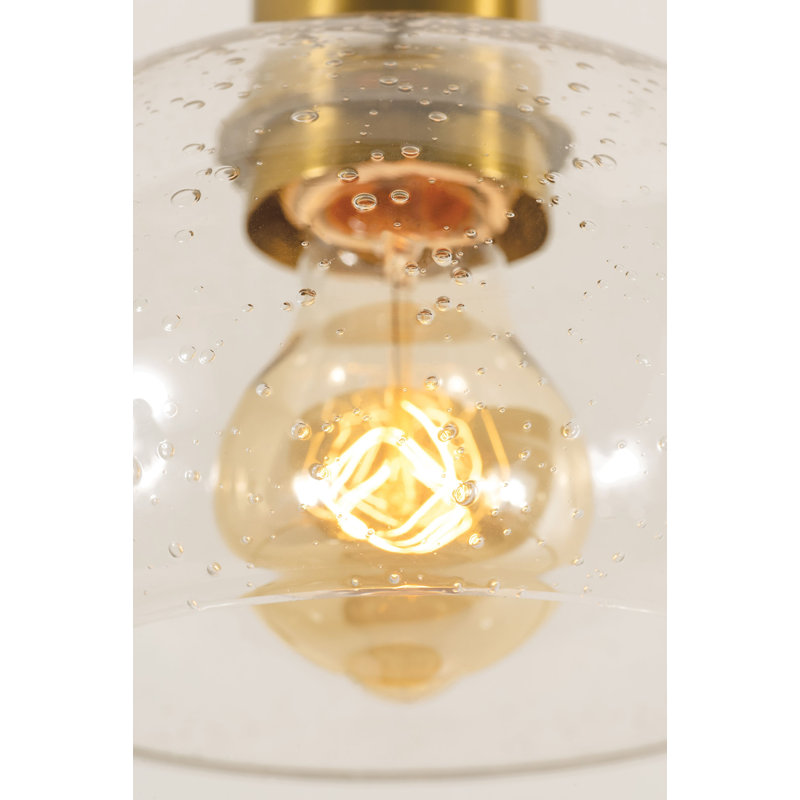 1 - Light Simple Pendant, Vintage Gold