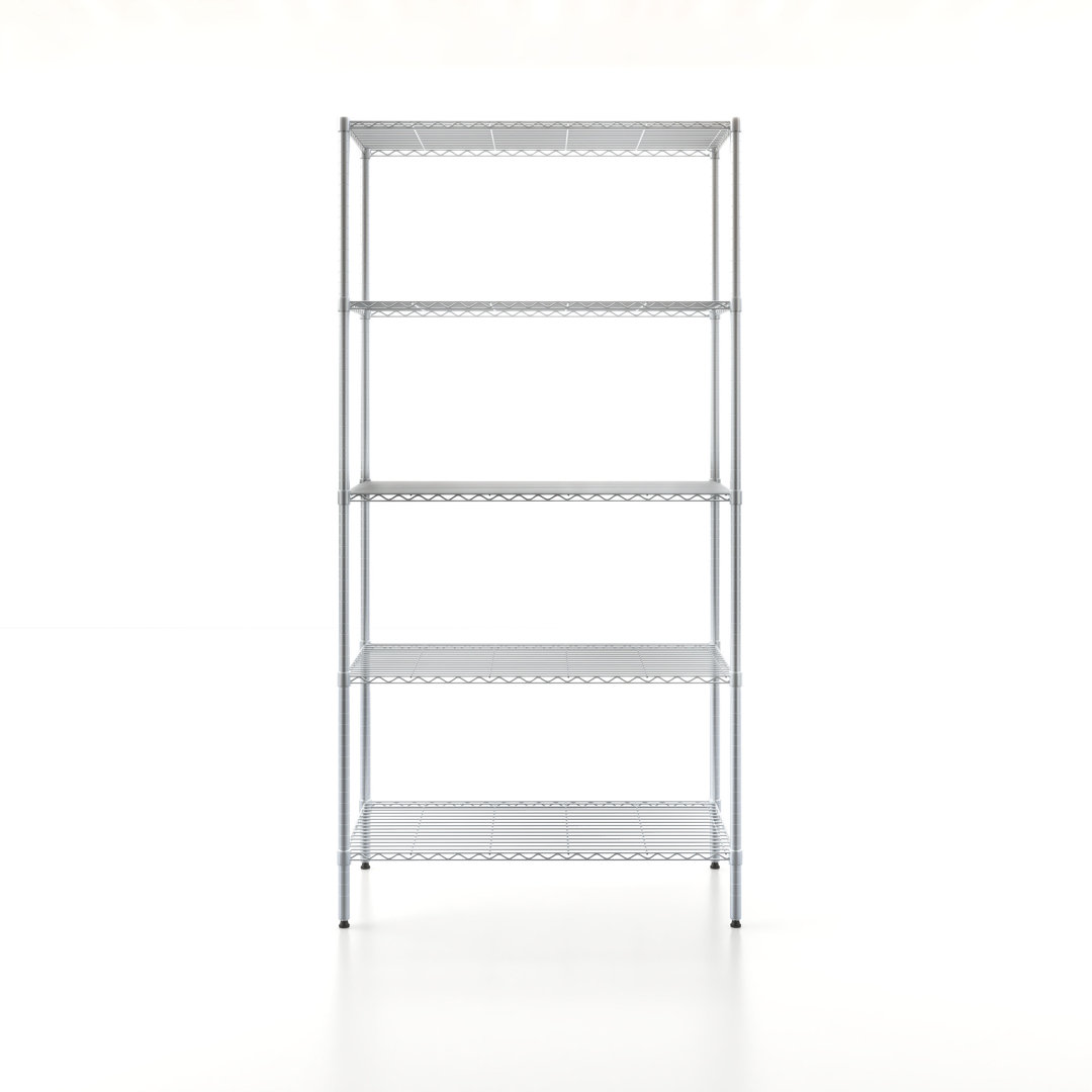Suvam 36'' W Metal Shelving Unit Rebrilliant 