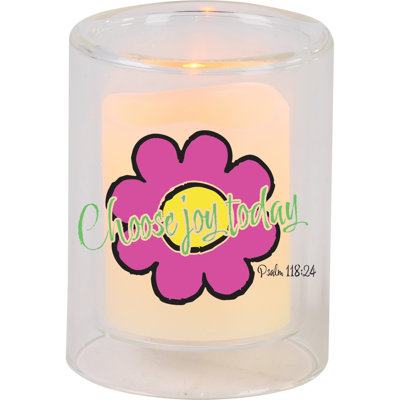 Candleholder Votive Choose Joy Today