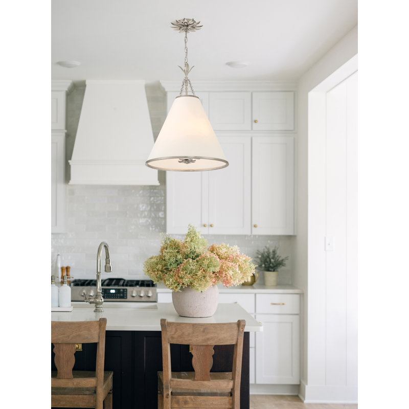 Taliaferro 4 Light Matte Pendant, Silver