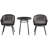 Round 3 - Piece 2 - Person Rattan Outdoor Bistro Set