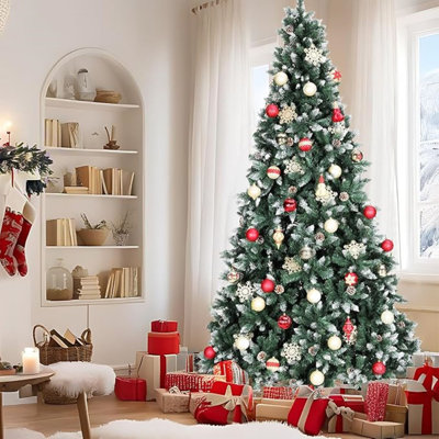 6.89' H Lighted Artificial Christmas Tree