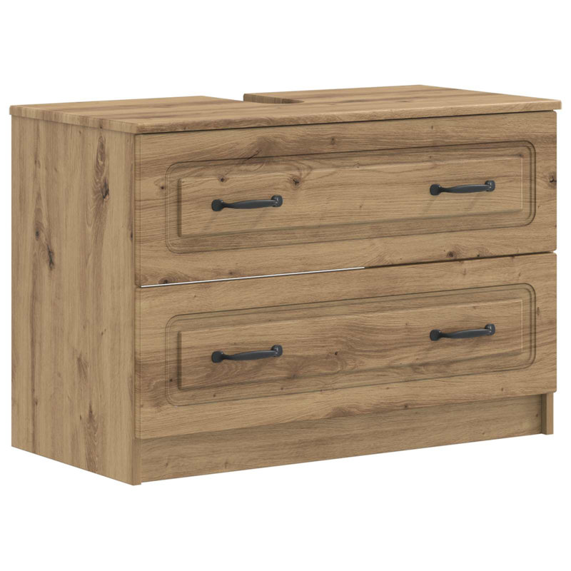 Bathroom Storage, Artisan Oak