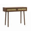 Table bohémienne, 2 tiroirs en rotin-106461947
