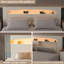 Tête de lit très grand avec lumières à DEL et rangement - ports de charge intégrés, compartiments magnétiques, conception de chambre à coucher transparente (blanc)-121053682-121053679