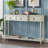Console Table Sofa Table with Drawers for Entryway with Projecting Drawers-111695934