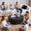 Table basse ronde en MDF avec rangement-826649729-826649743