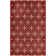 Nourison Essentials Brick/Ivory Indoor/Outdoor Area Rug