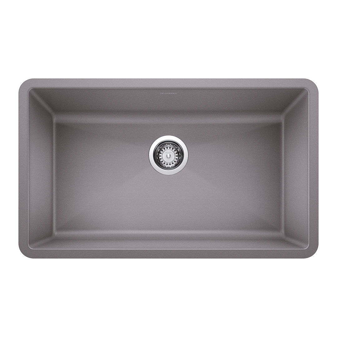 Precis SILGRANIT 32" Super Single Undermount Kitchen Sink Blanco 