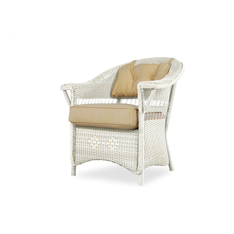 Nantucket Outdoor Dining Armchair, Sandberg Pewter, Antique White
