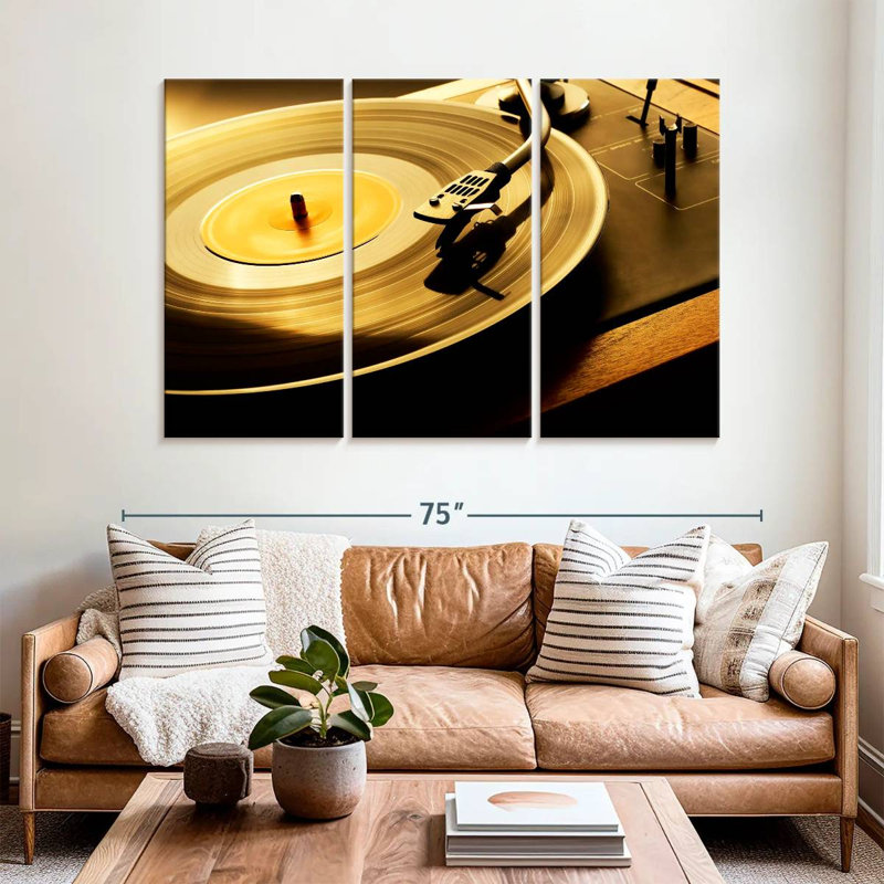 Abarca Spinning Record, 42" H x 65" W