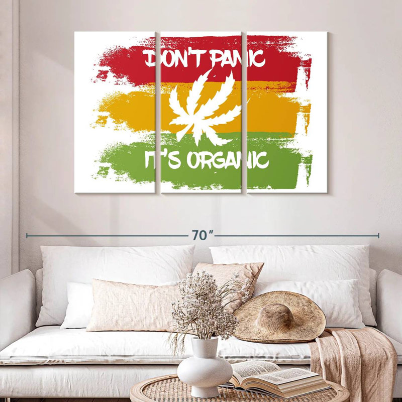 Organic Marijuana, 32" H x 50" W