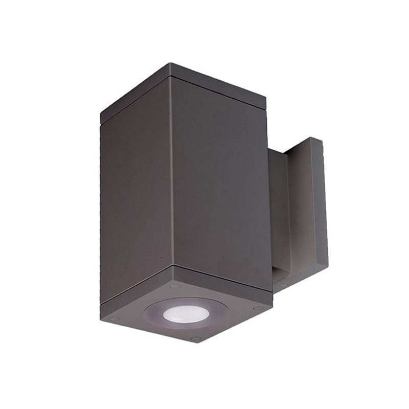LED Outdoor Armed Sconce, Graphite