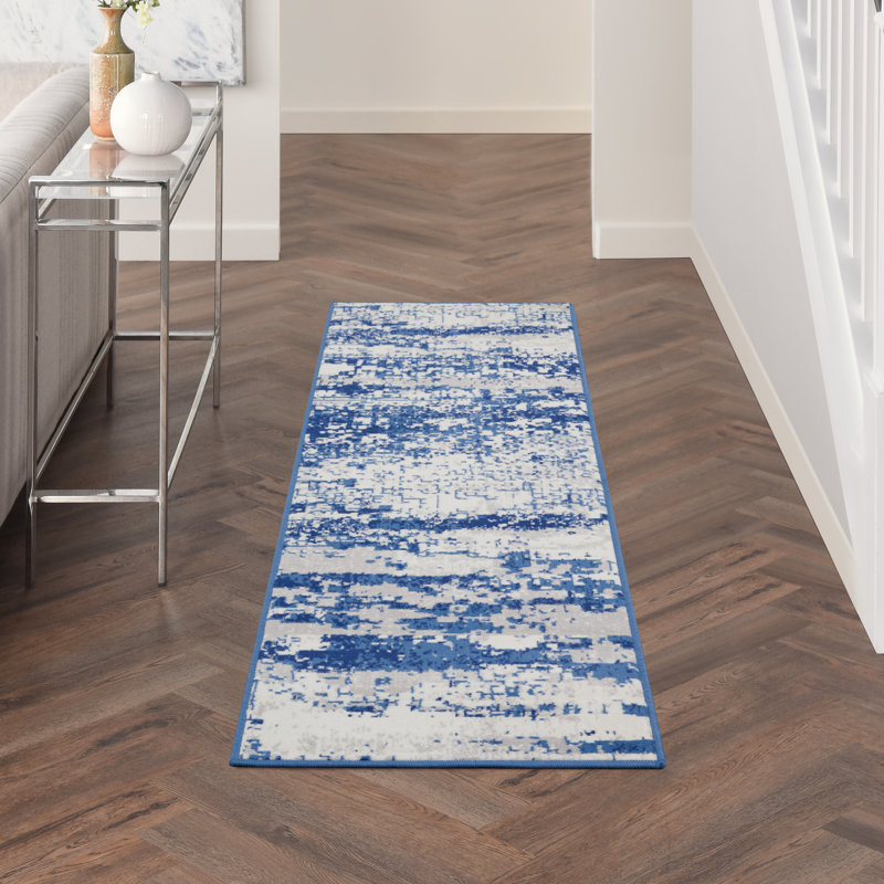 Abstract Indoor Rug, Runner 2' x 6'