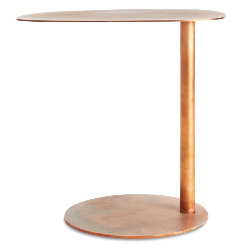 Swole Single End Table, Copper, 20" H x 20" W x 15" D