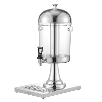 Drink Dispenser 2.1 Gal Beverage Dispenser for Parties with Spigot Tray