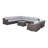 Menkar Wicker Fully Assembled 8 - Person Seating Group with Cushions