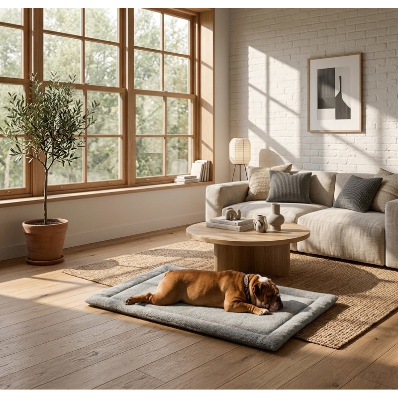 Teddy - Housse pour chien réversible Fluffy, Gris