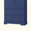 Garde-manger autoportant Farmhouse, 4 portes, armoire de rangement avec plateaux coulissants, tiroirs et plateau de rangement-878722949