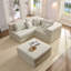 Canapé modulaire rembourré avec coussins-1342472406