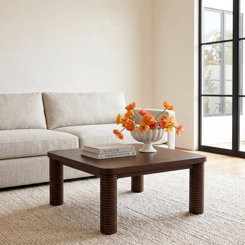 Luna 32" Square Coffee Table