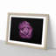 Purple Rose in the Shadows in Abstract - Picture Frame Graphic Art Print-55765171-55765176