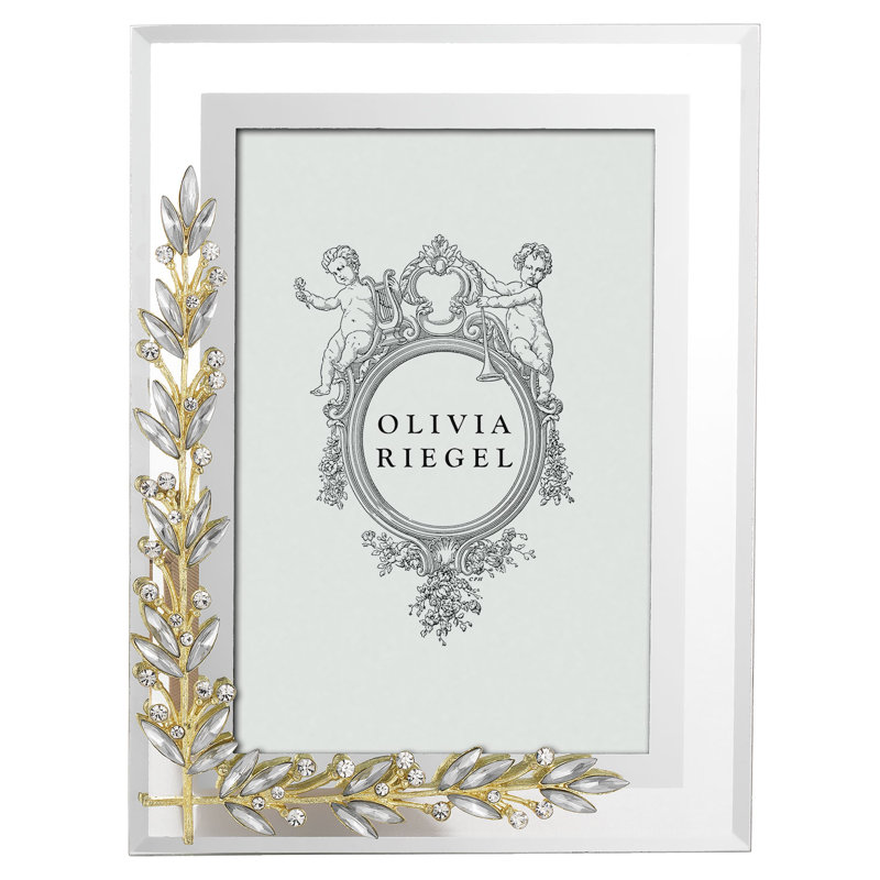 Laurel Picture Frame, 4" x 6", Gold/Silver