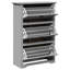 12 Pair Shoe Rack-1880409907