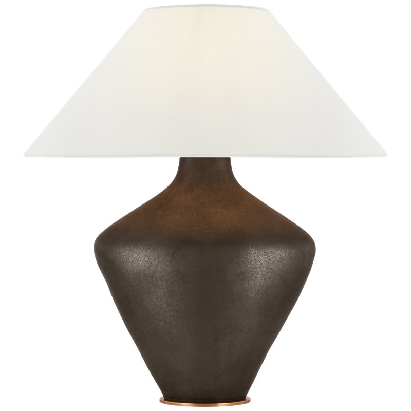 Rohs Table Lamp, Stained Black Metallic