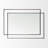 Miyashiro Rectangular Dual Metal Frame Gunmetal Mirror