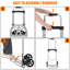 115cm H x 52cm W Utility Cart