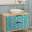 Carrelage mosaïque gel 118 po x 35 po