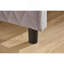 Lit de jour rembourré avec lit gigogne, structure de lit en bois robuste, conception en losange moderne, pour chambre à coucher, chambre d'amis (gris)-46101891