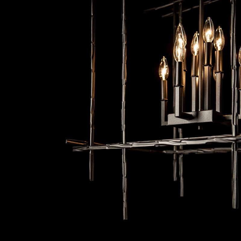 Tura - Light Rectangle Chandelier, Large, Oil Rubbed Bronze