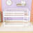Twin Over Twin Wood Floor Bunk Bed With Strengthened Slats,  Ladder And Guardrails-168473559