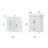 Edion 24.21'' Double Bathroom Vanity with Ceramic Top