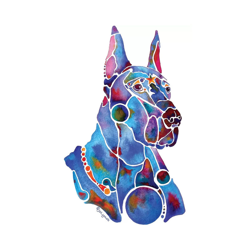 Doberman Dog by Jo Lynch - Wrapped Canvas Gallery-Wrapped Canvas Giclée, 66.04 cm H x 45.72 cm W x 3.175 cm D