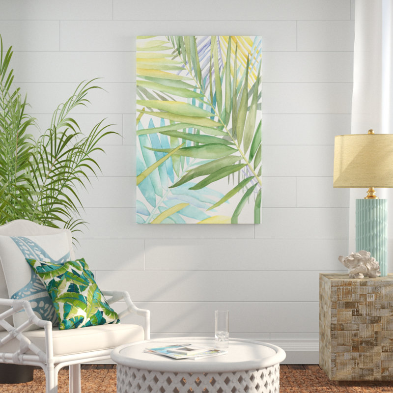 'Tropical Pattern II' by Megan Meagher - Painting Print, 122cm H x 81cm W, Wrapped Canvas