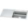 Lustertone 43" L x 22" W Drop-In Kitchen Sink