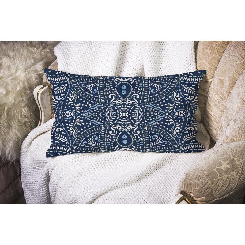 Coussin Free Free, Blue/White