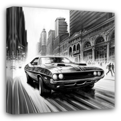 Dexie Classic Dodge charger I - reproduction sur toile sans cadre