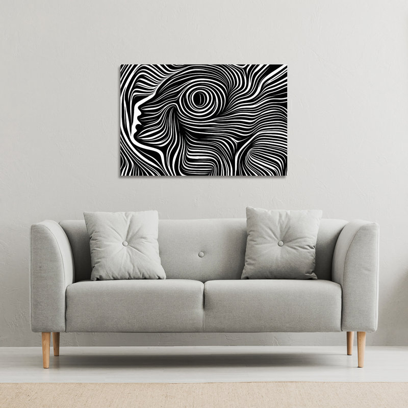 No Title by Andrew Lee - Wrapped Canvas Print