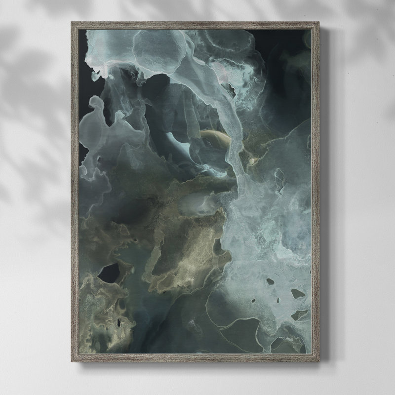 Reproduction encadrée dorée Spector II - bois massif, H 11 po x l 9 po
